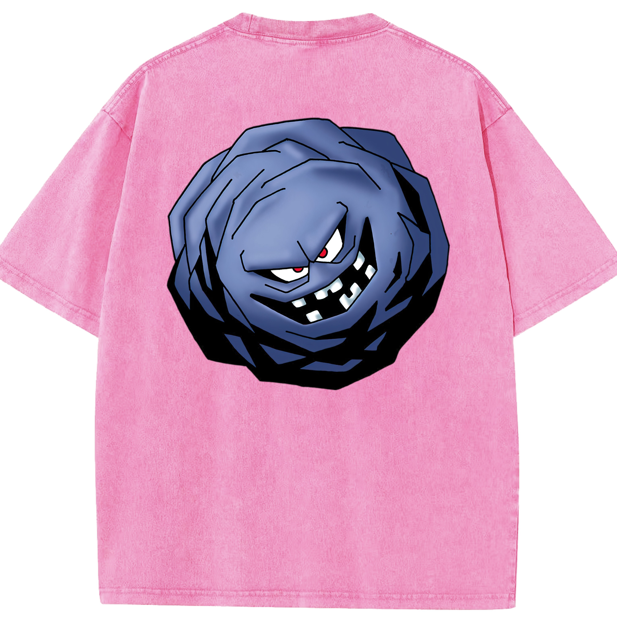 （画像用） ドラゴンクエスト Doragon Kuesuto Dragon Quest 綿100% ヴィンテージ風 半袖Tシャツ（背面プリント）